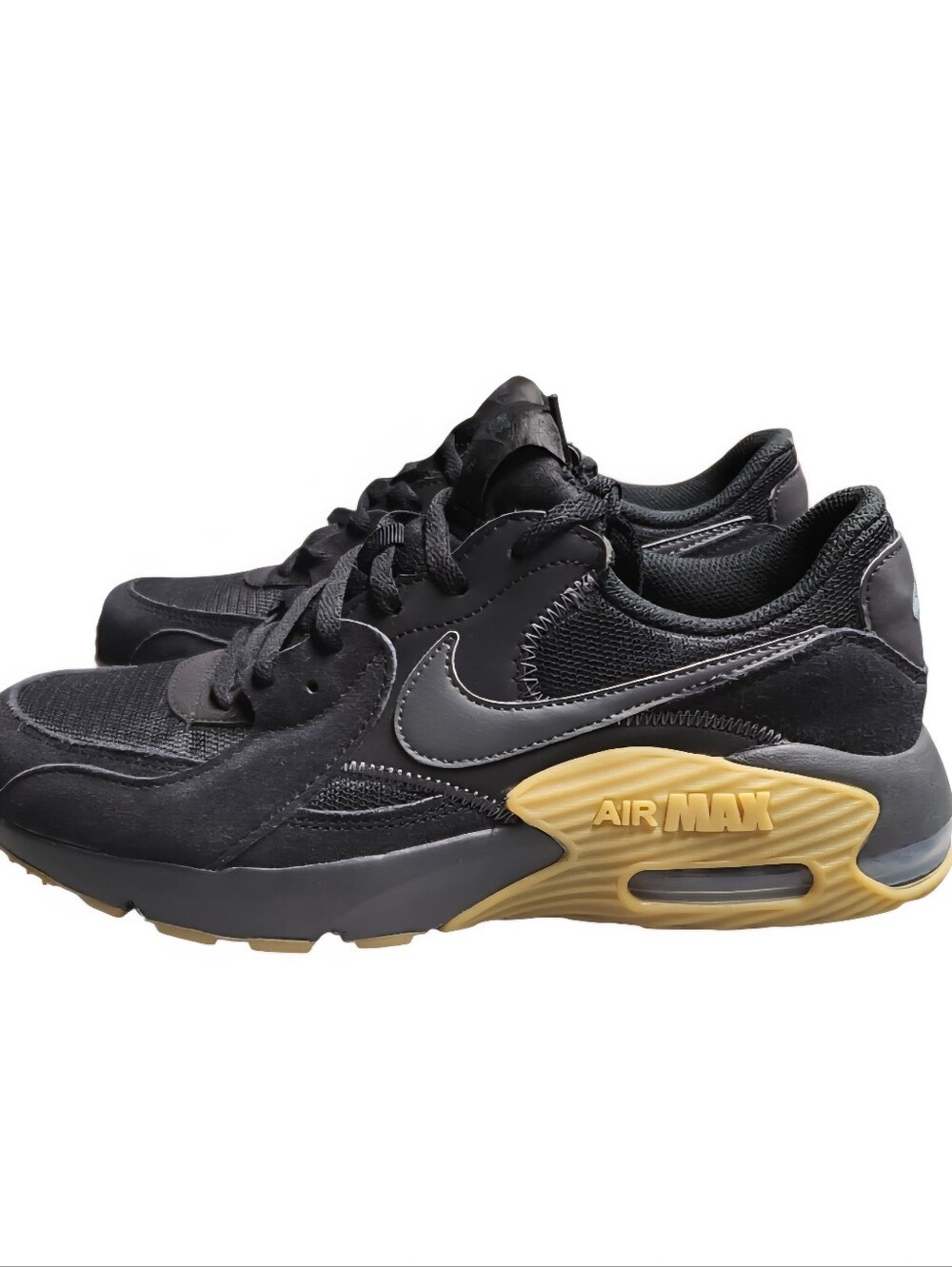 Nike Air Max Excee Shoes Mens Black Gum Light Brown Anthracite Mens 9.5 NWOB